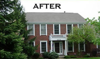 roof cleaning after
